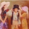 Image 2 : Pino (1939-2010), "Dress Up" Artist Embellished Limited Edition on Canvas, AP Numbered and Hand Sign