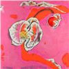 Image 2 : "Eden in Summer II" Original Multi-Media Painting on Rice Paper (50.5" x 50.5") by Lu Hong, Hand Sig