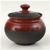 Image 1 : Eugenijus Tamosiunas - Hand Made Ceramic Jar with Lid, Hand Signed.