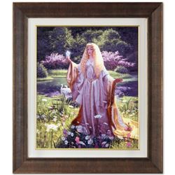 "The Gift Of Galadriel" Limited Edition Giclee on Canvas (32" x 36") by Greg Hildebrandt. Numbered a