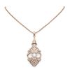 Image 1 : 3.05 ctw Diamond Necklace 18K Rose Gold