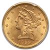 Image 2 : 1899 $5 Liberty Gold Half Eagle MS-65 PCGS