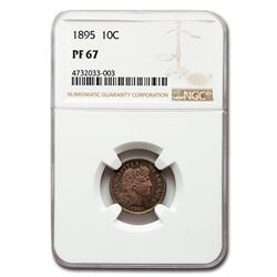 1895 Barber Dime PF-67 NGC