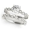 Image 1 : 2.27 ctw Certified VS/SI Diamond 2pc Wedding Set 14k White Gold