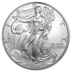 1996 1 oz Silver American Eagle BU
