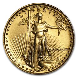 1987 1/10 oz Gold American Eagle BU (MCMLXXXVII)