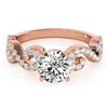 Image 1 : 1.4 ctw Certified VS/SI Diamond Ring 14k Rose Gold