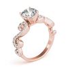 Image 3 : 1.4 ctw Certified VS/SI Diamond Ring 14k Rose Gold