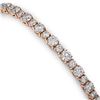Image 3 : 9 ctw Diamond Designer Bracelet 18K Rose Gold