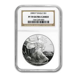 2000-P Proof Silver American Eagle PF-70 NGC