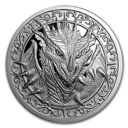 2 oz Silver Round - Destiny Knight: The Dragon