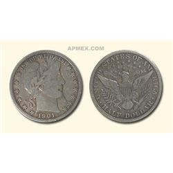 1901-S Barber Half Dollar Fine