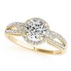 Image 1 : 0.75 ctw Certified VS/SI Diamond Micro Pave Ring 18k Yellow Gold