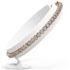 Image 2 : 4.5 ctw Diamond Designer Bracelet 18K Rose Gold