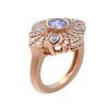 Image 1 : 2.32 ctw Tanzanite & Diamond Ring 18K Rose Gold