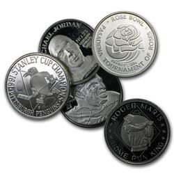 1 oz Silver Round - Sports Memorabilia (Random Motif)