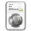 Image 1 : 1880 Morgan Dollar MS-64 NGC