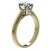 Image 3 : 1.25 ctw Certified VS/SI Quality Oval Diamond Ring 10k Yellow Gold