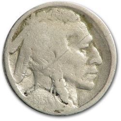 1913-D Type-II Buffalo Nickel AG (Restored Date)