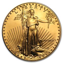 1991 1 oz Gold American Eagle BU (MCMXCI)