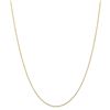 Image 1 : 14k Yellow Gold .8 mm Round Diamond Cut Wheat Chain - 22 in.