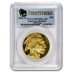 2009-W 1 oz Proof Gold Buffalo PR-70 PCGS (FirstStrike®)