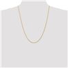 Image 2 : 14k Gold 1.5 mm Parisian Wheat Chain Necklace - 24 in.