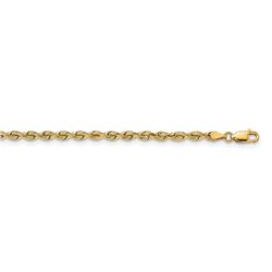14k Yellow Gold 3.25 mm Silky Rope Chain - 18 in.