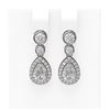 Image 1 : 2.54 ctw Diamond Earrings 18K White Gold