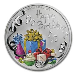 2020 Australia 1 oz Silver Happy Birthday Proof