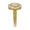 Image 2 : 2.18 ctw Diamond Ring 18K Yellow Gold