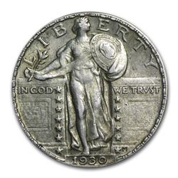 1930 Standing Liberty Quarter AU