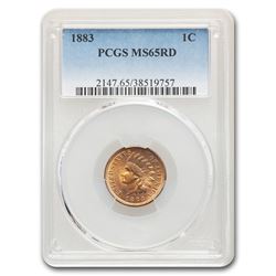 1883 Indian Head Cent MS-65 PCGS (Red)