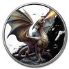 Image 1 : 1 oz Silver Colorized Round - Anne Stokes Dragons: Noble Dragon