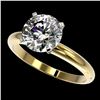 Image 1 : 2.50 ctw Certified Quality Diamond Engagment Ring 10k Yellow Gold