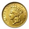 Image 2 : 1854 $3 Gold Princess AU-58 NGC