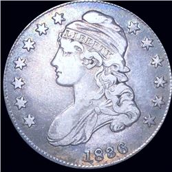 1836 Capped Bust Half Dollar LIGHTLY CIRCULATED