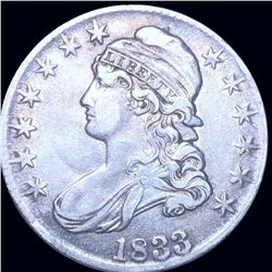1833 Capped Bust Half Dollar XF