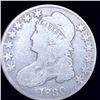 Image 1 : 1830 Capped Bust Half Dollar NICELY CIRCULATED