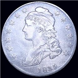 1835 Capped Bust Half Dollar LIGHTLY CIRCULATED