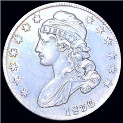 1836 Capped Bust Half Dollar CLOSELY UNCIRCULATED