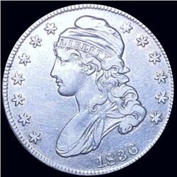 1836 Capped Bust Half Dollar ABOUT UNCIRCULATED