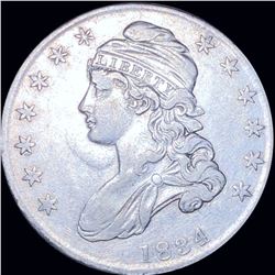 1834 Capped Bust Half Dollar NEARLY UNCIRCULATED