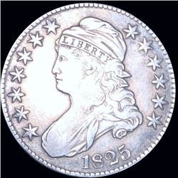 1825 Capped Bust Half Dollar LIGHTLY CIRCULATED