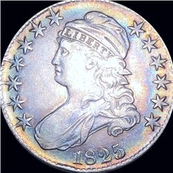 1825 Capped Bust Half Dollar XF