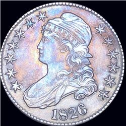 1826 Capped Bust Half Dollar ABOUT UNCIRCULATED