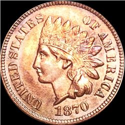 1870 Indian Head Penny CLOSELY UNCIRCULATED