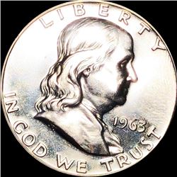 1963 Franklin Half Dollar CHOICE PROOF