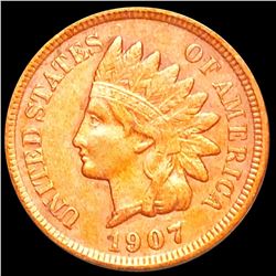 1907 Indian Head Penny NEARLY UNCIRCULATED