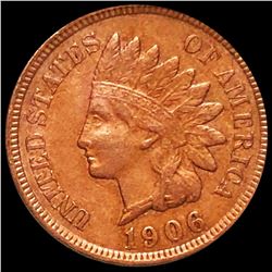 1906 Indian Head Penny ABOUT UNCIRCULATED